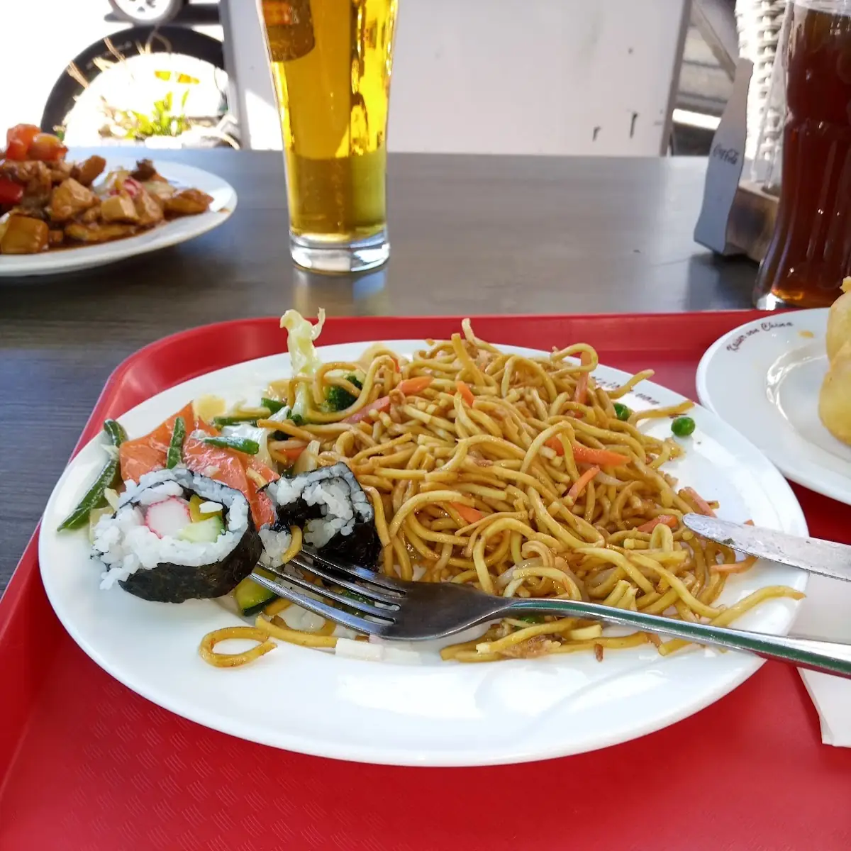 Nudel N Mit Gemüsse Und Ei