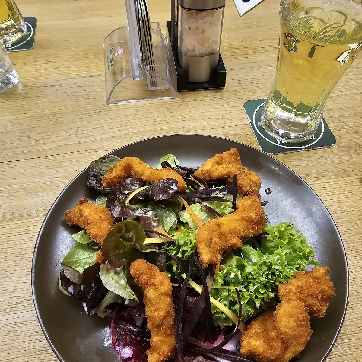 Salat Mit Putenstreifen