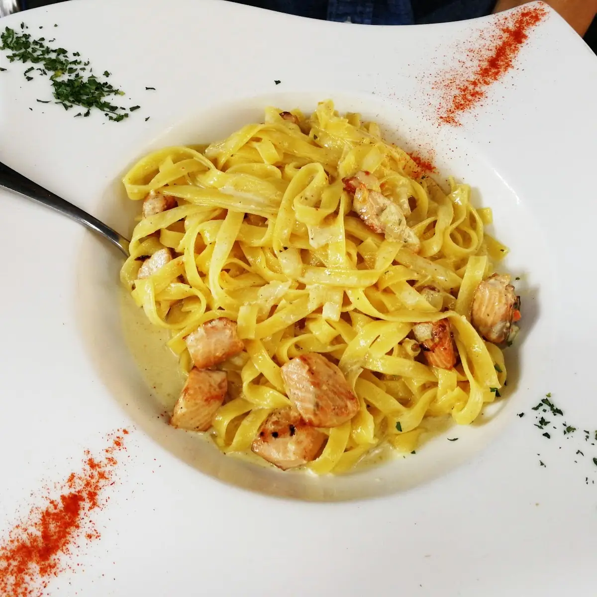 Pasta Mit Lachs
