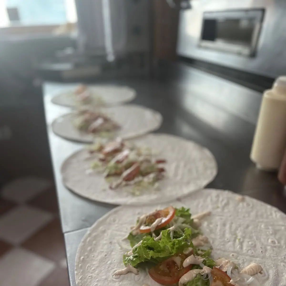 Vegetarischer Dürüm Wrap