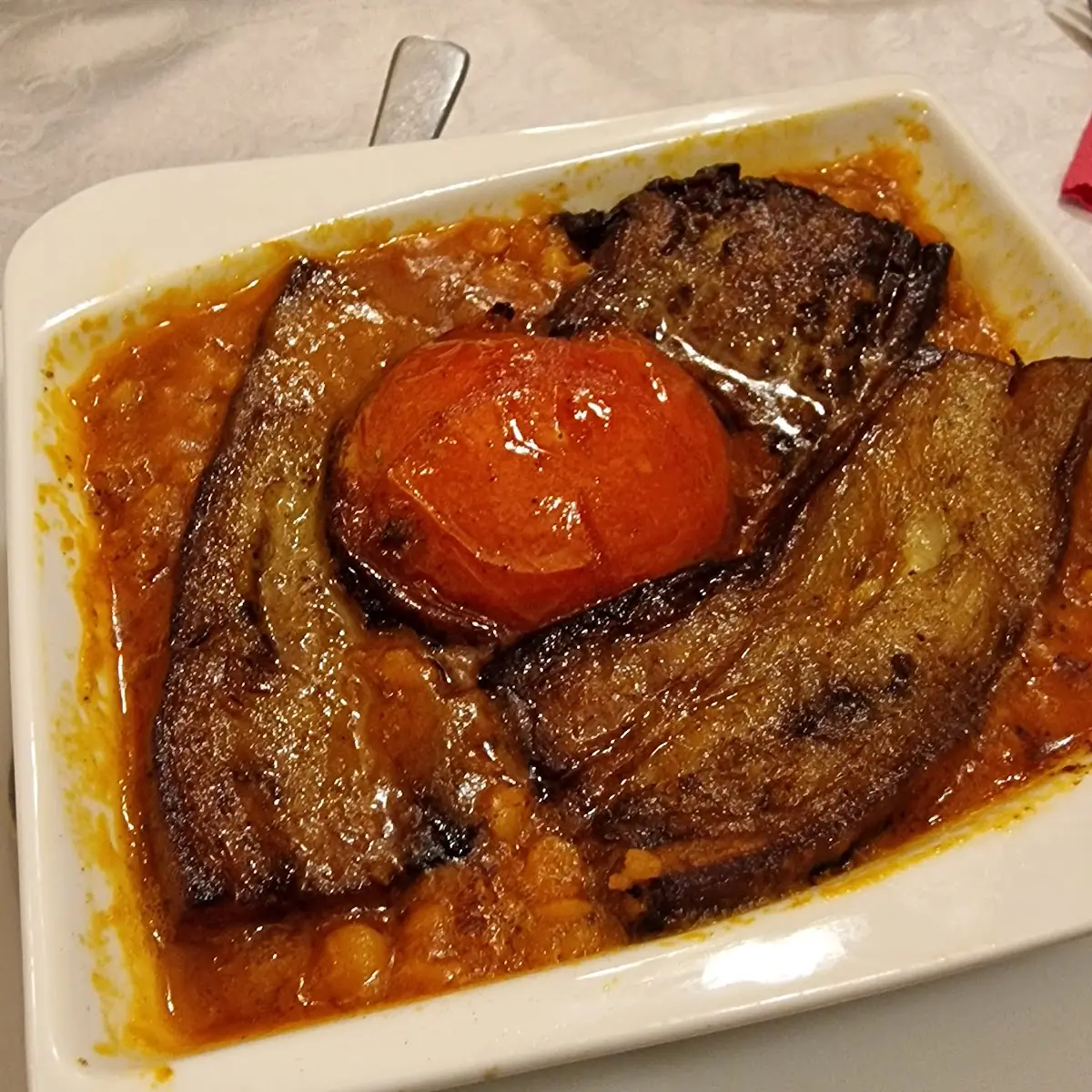 Gheimen Bademjun Vegetarisch