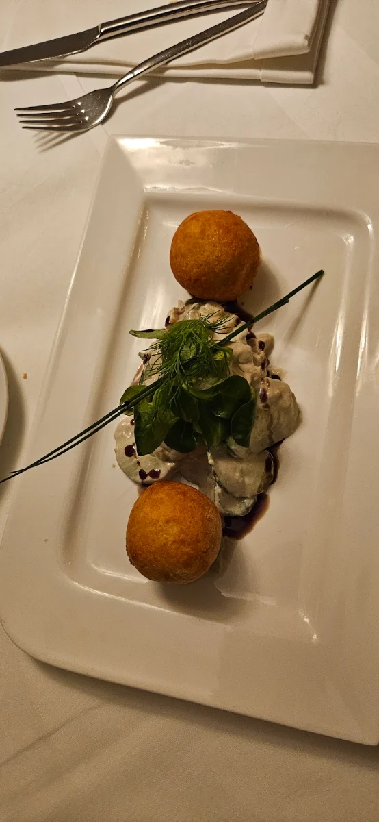 Gebackene Grammelknödel