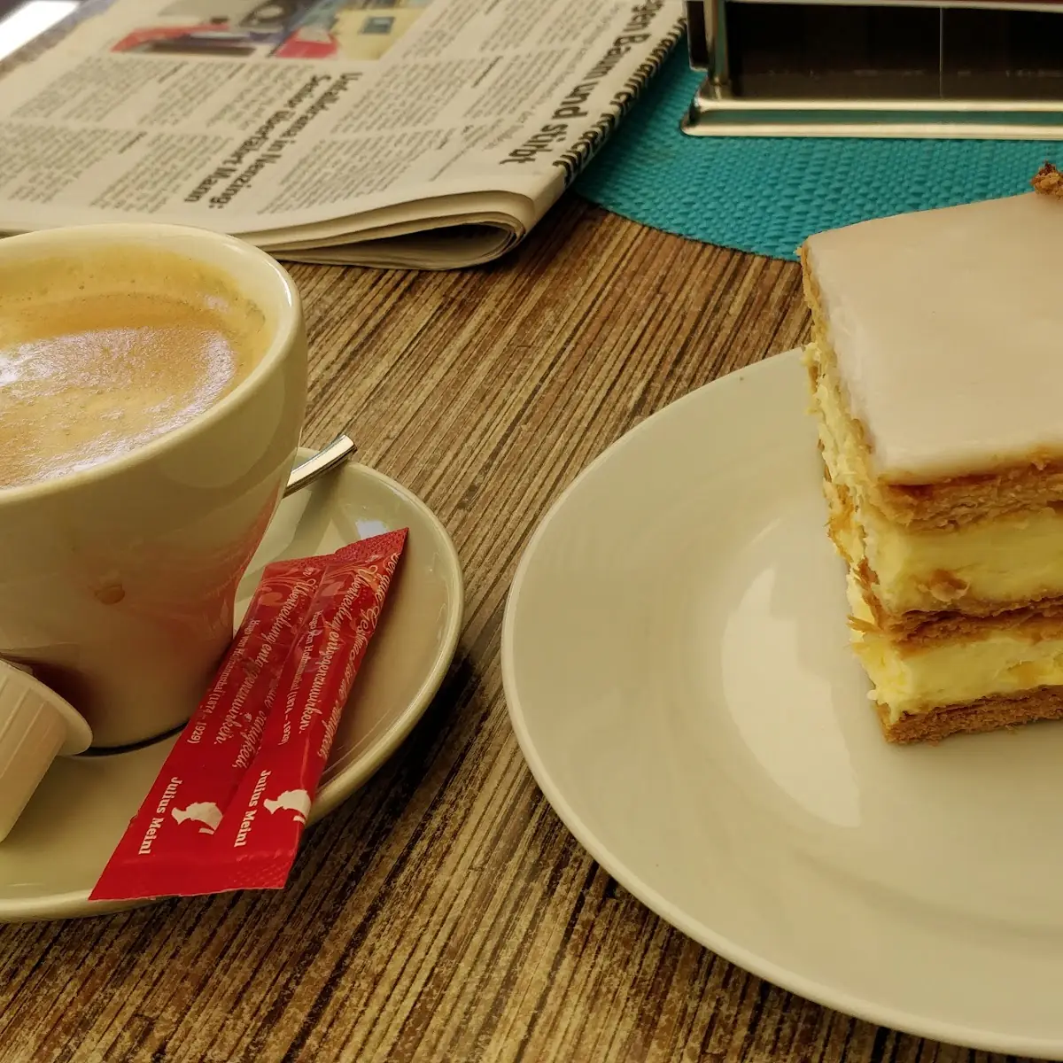 Ein Kaffee
