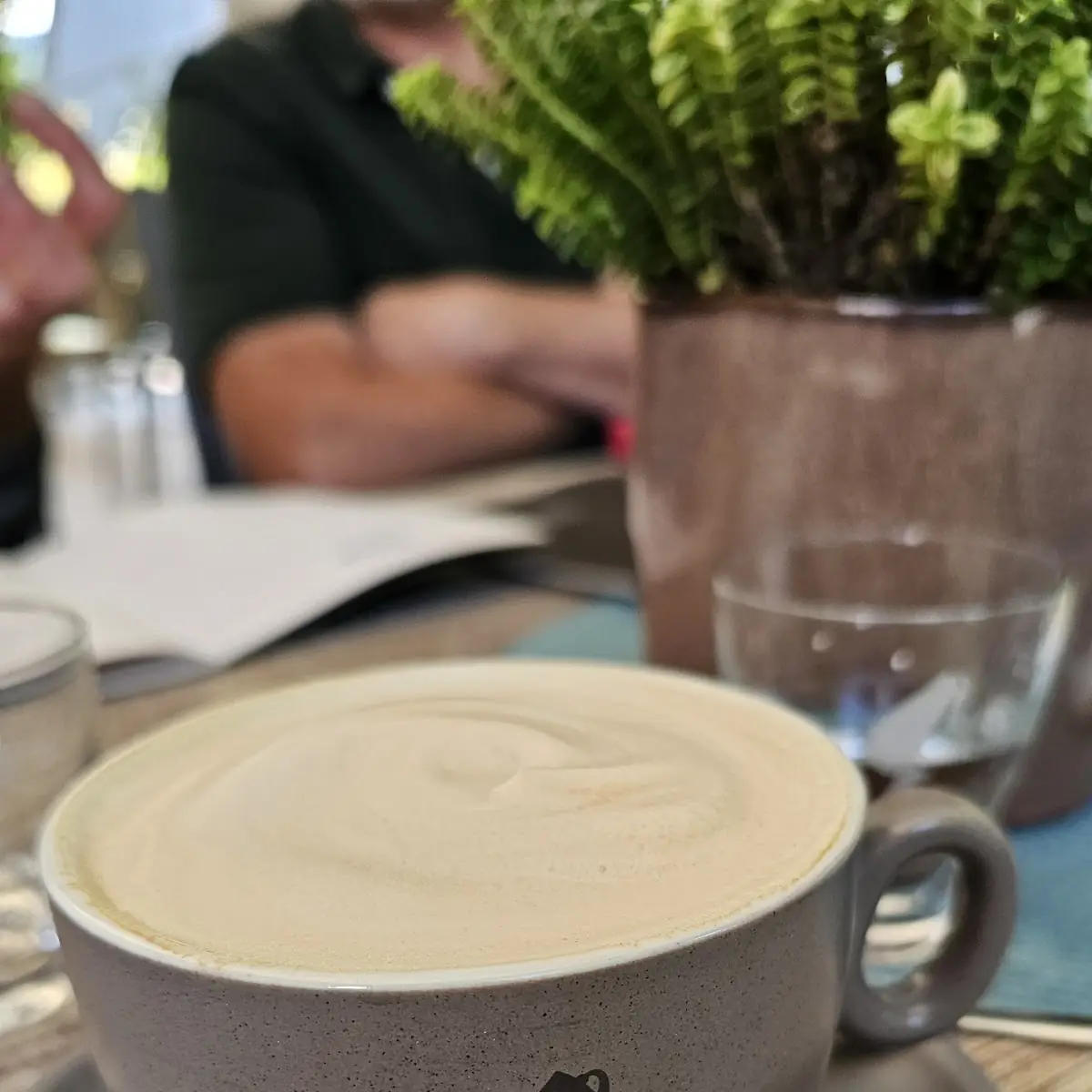 Leckerer Milchkaffee