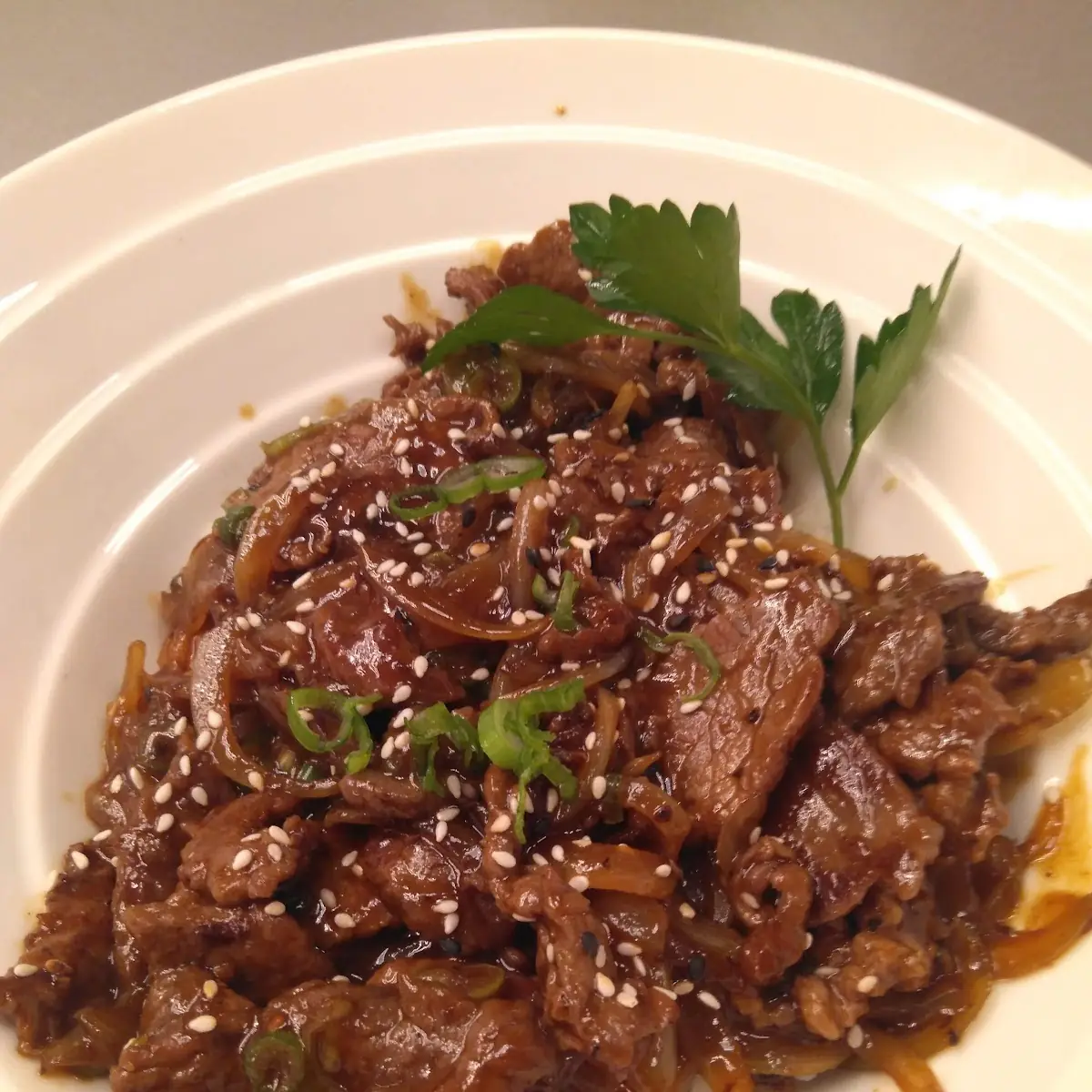 Bulgogi Auf Reis