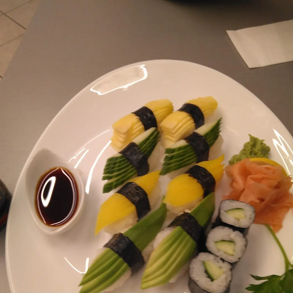 Vegetarisches Sushi