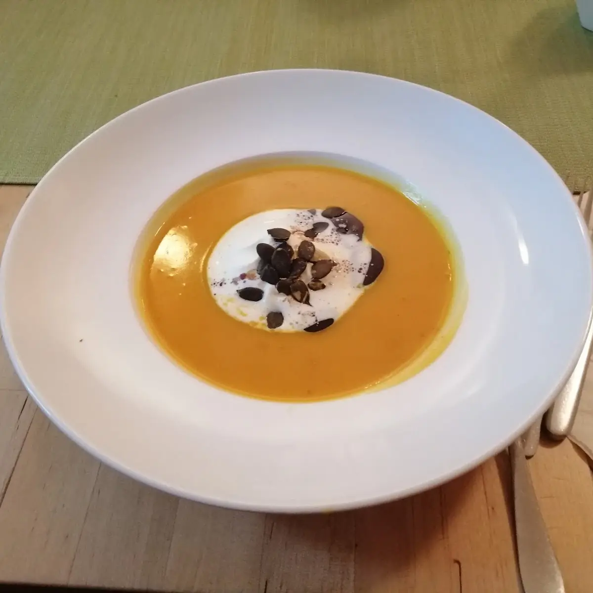 Kürbiscremesuppe