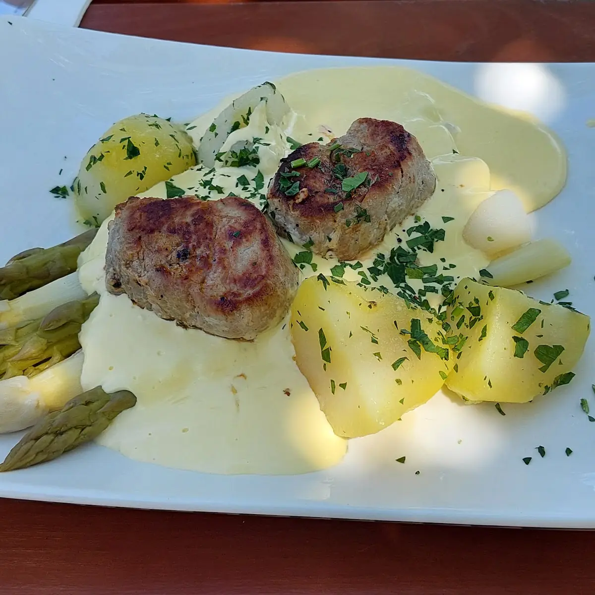 Schweinefilet Mit Spargel