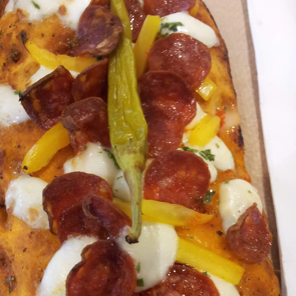 Pizza Salami Und Peperoni