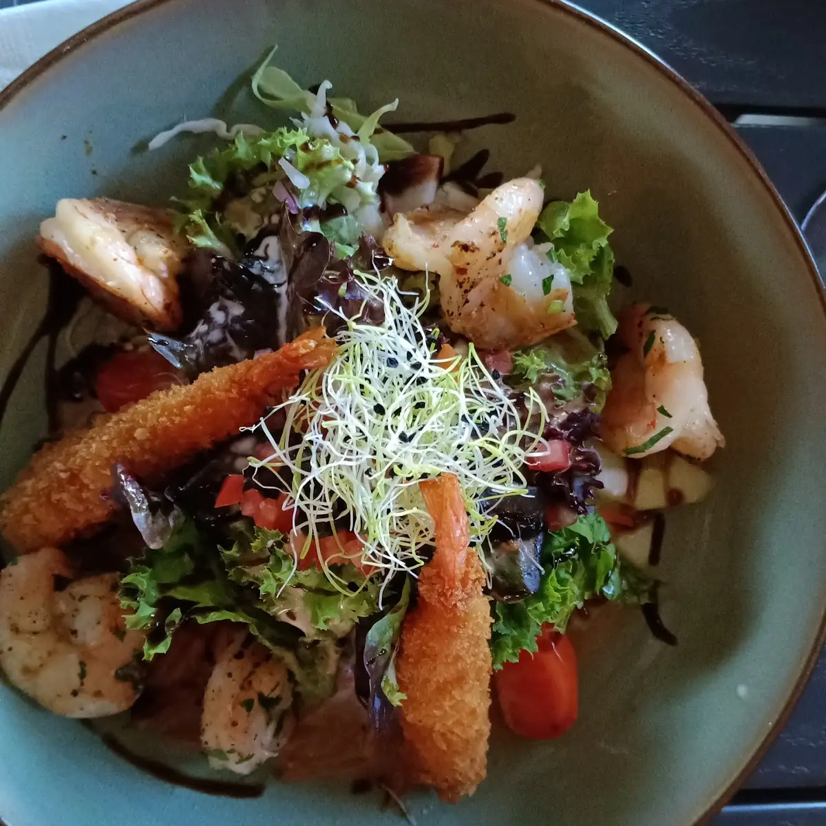 Salat Mit 2erlei Garnele