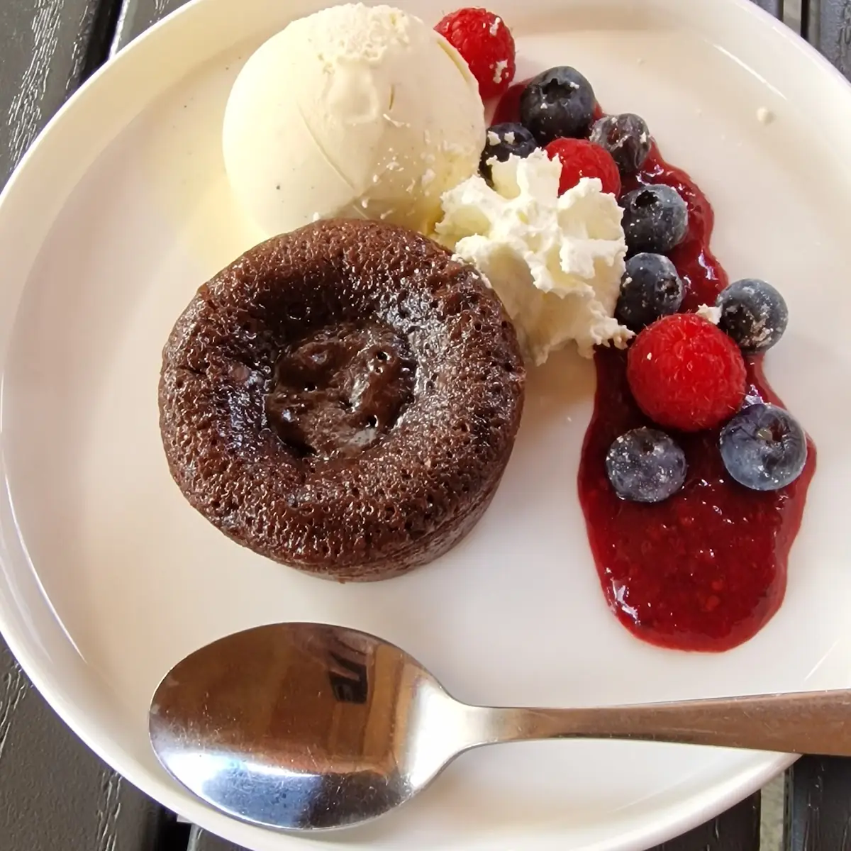 Schokokuchen Mit Flüssigem Kern