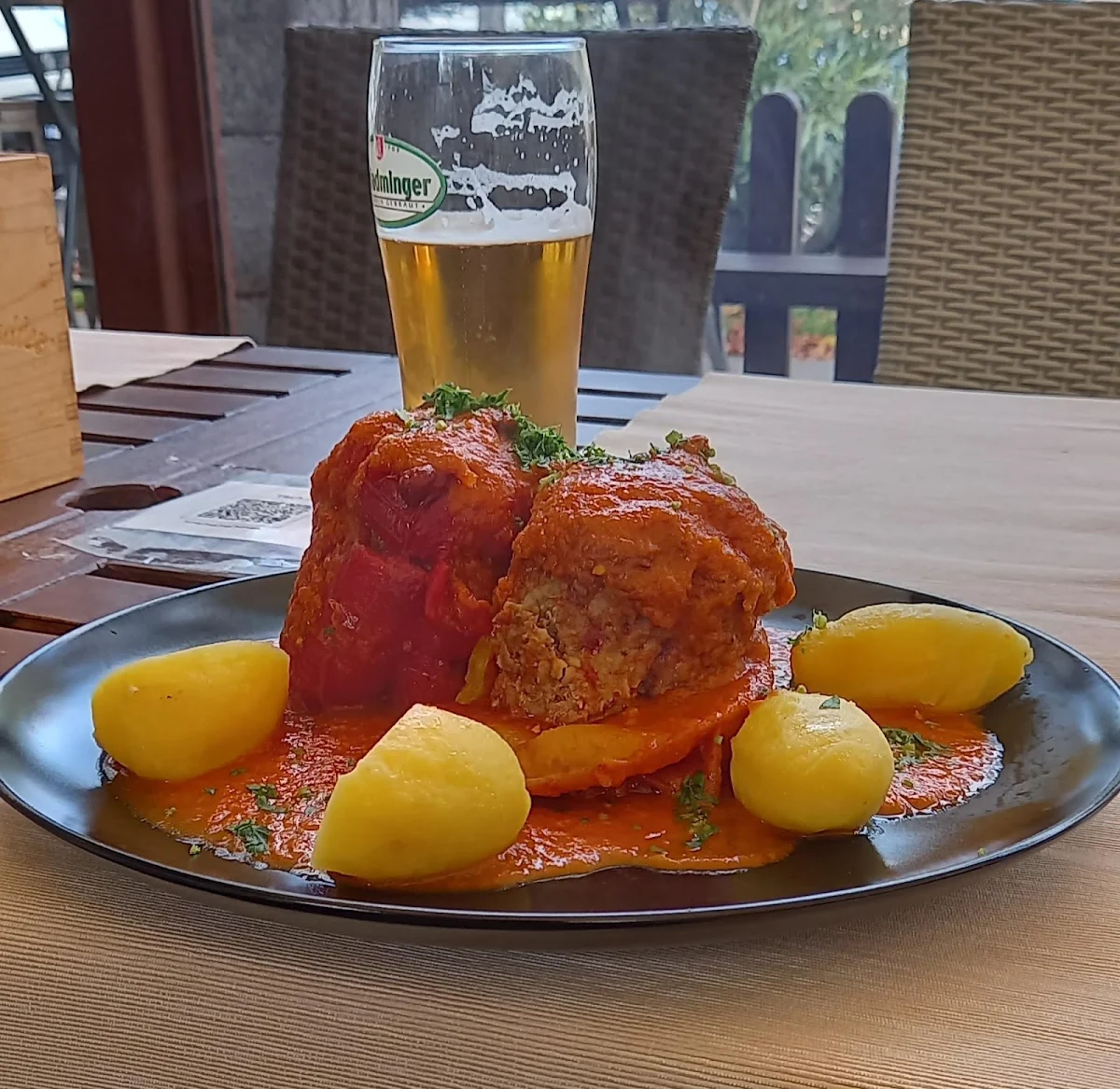 Gefüllte Paradeis Tomaten