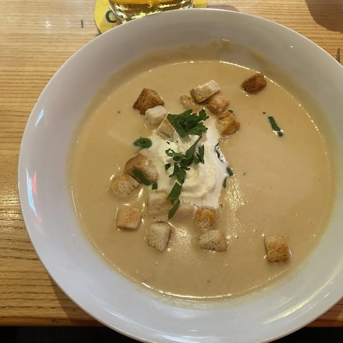 Knoblauchcremesuppe