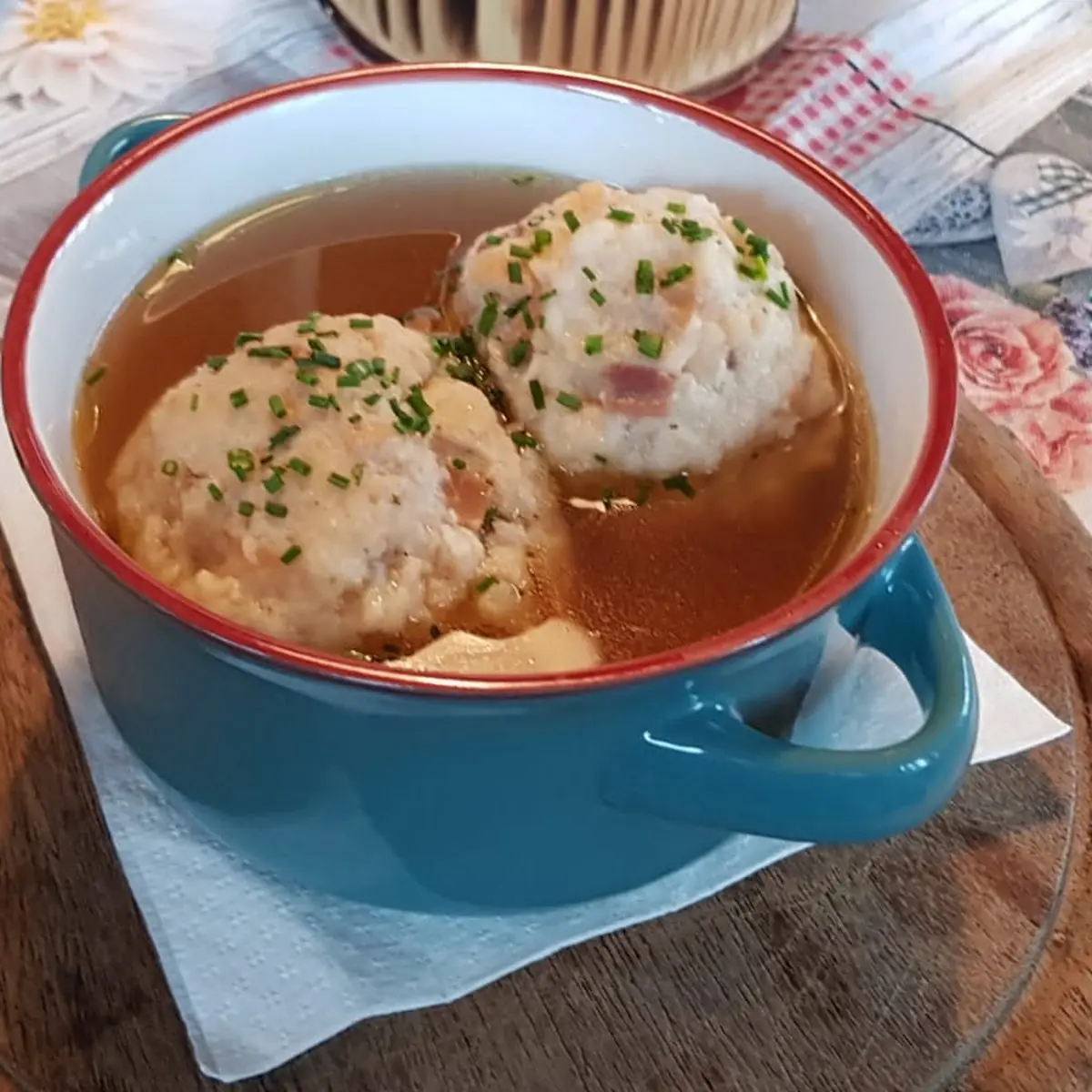 Speckknödelsuppe