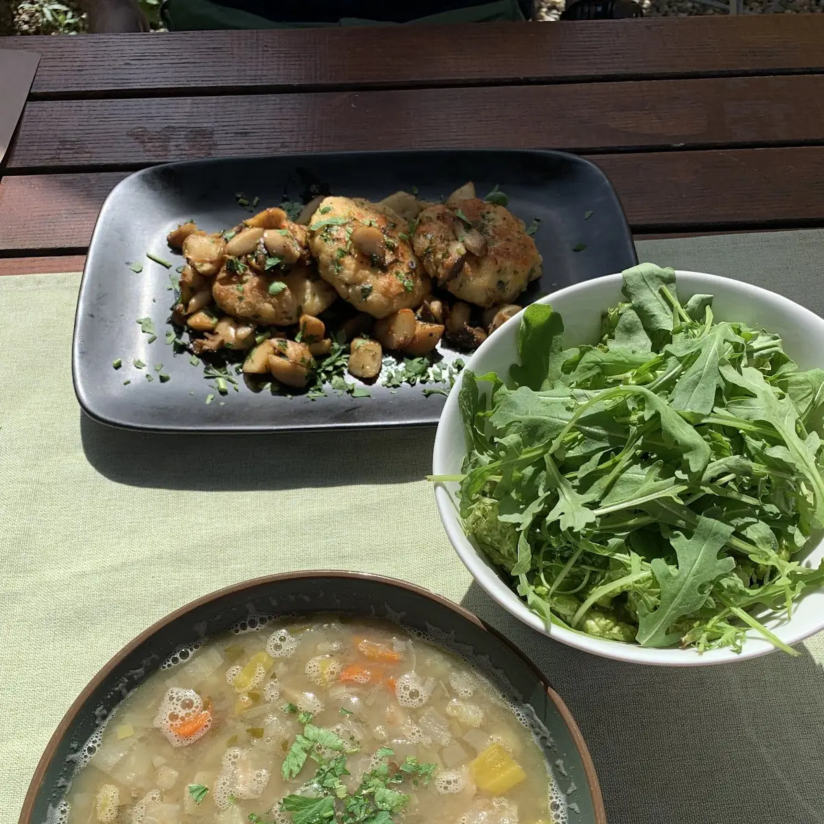 Linseneintopf Mit Ruccola