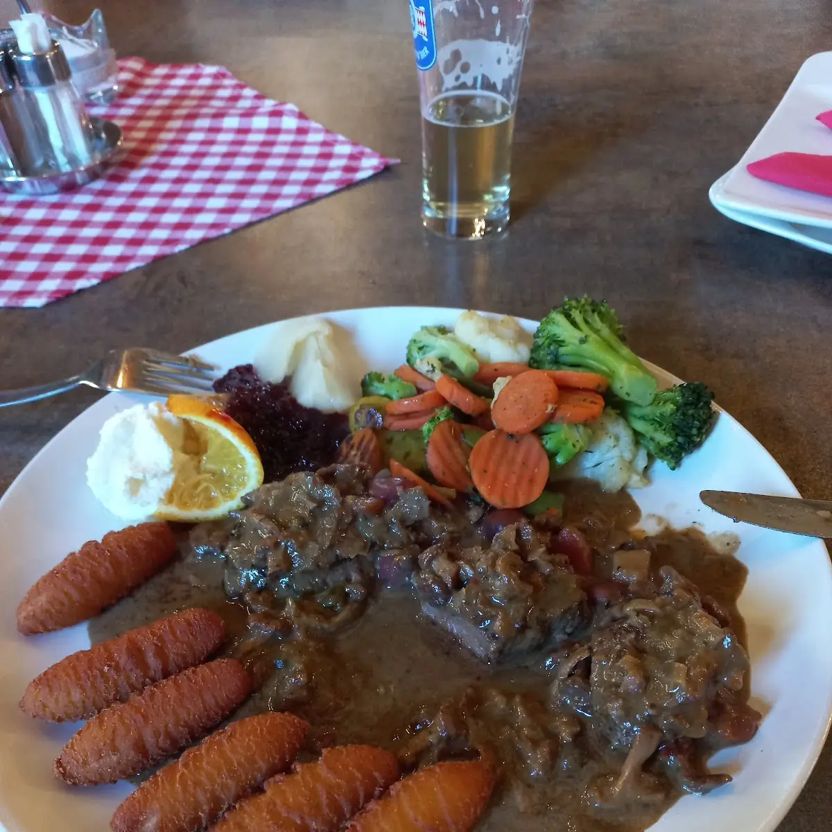 Hirschsteak Diana