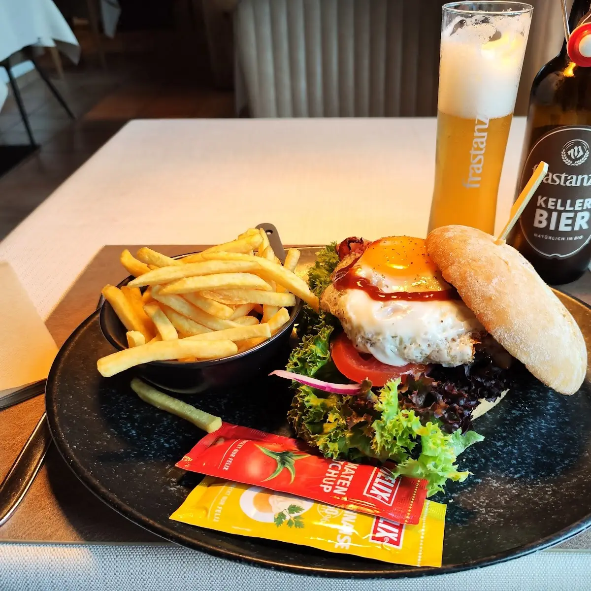 Der Alpencamping Burger Wolfis Style