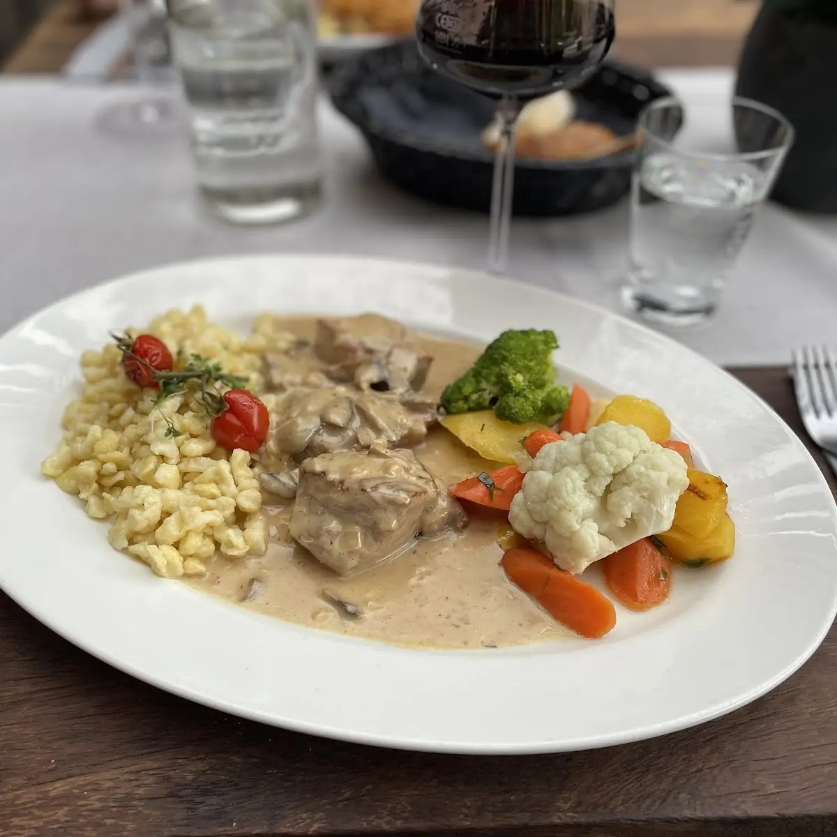 Schweinefilet Mit Spätzle
