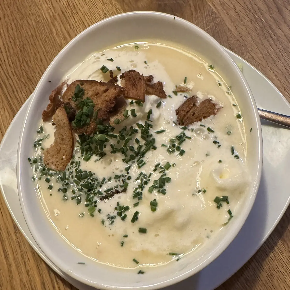 Knoblauchcremesuppe