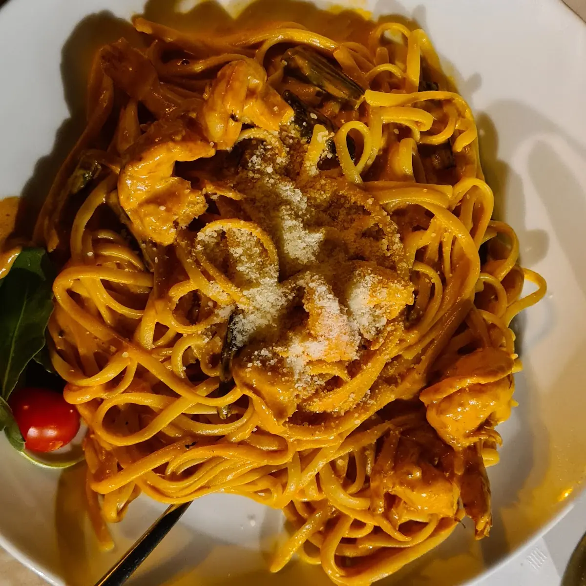 Linguine Mit Garnelen