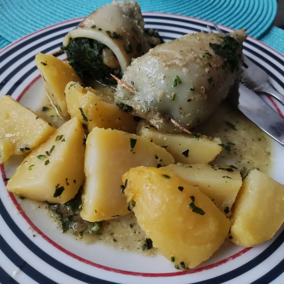 Gefüllte Calamari