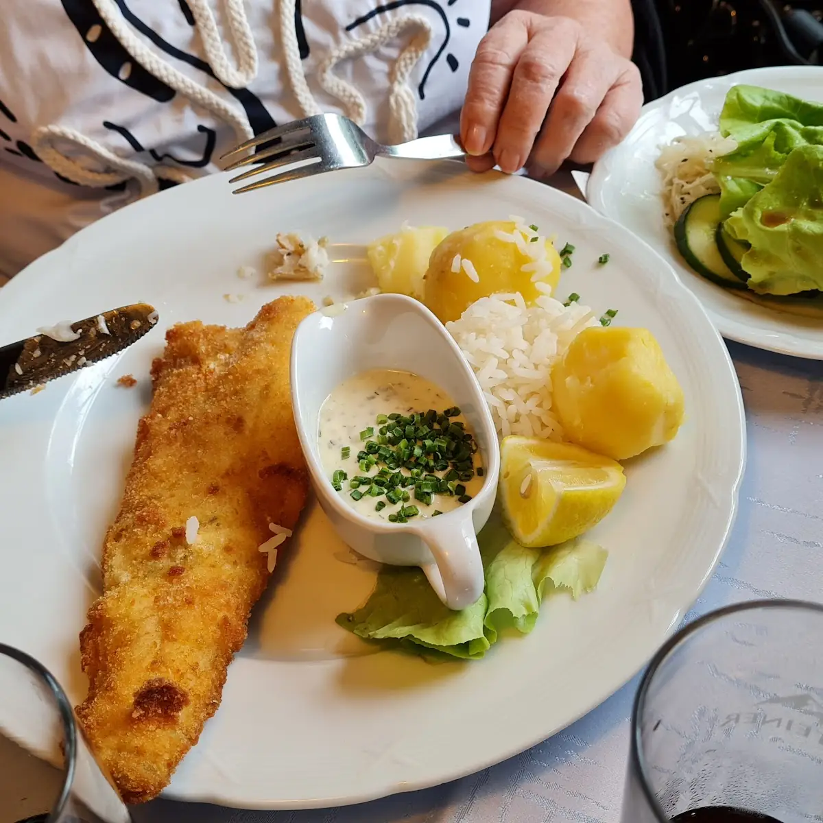 Gebackener Zander