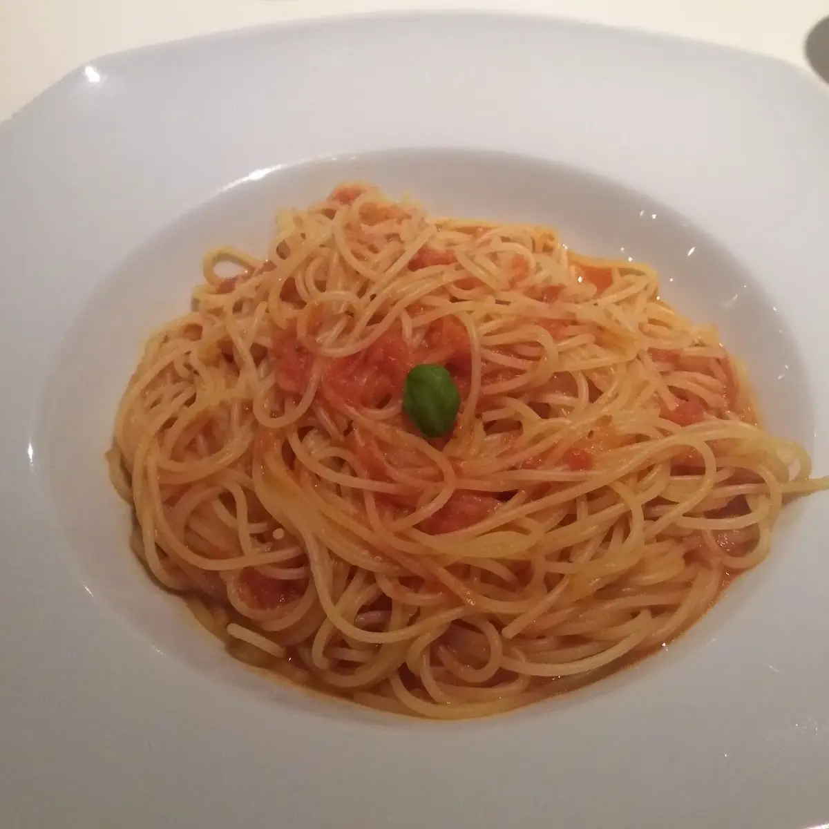 Spaghetti with Tomato Sauce