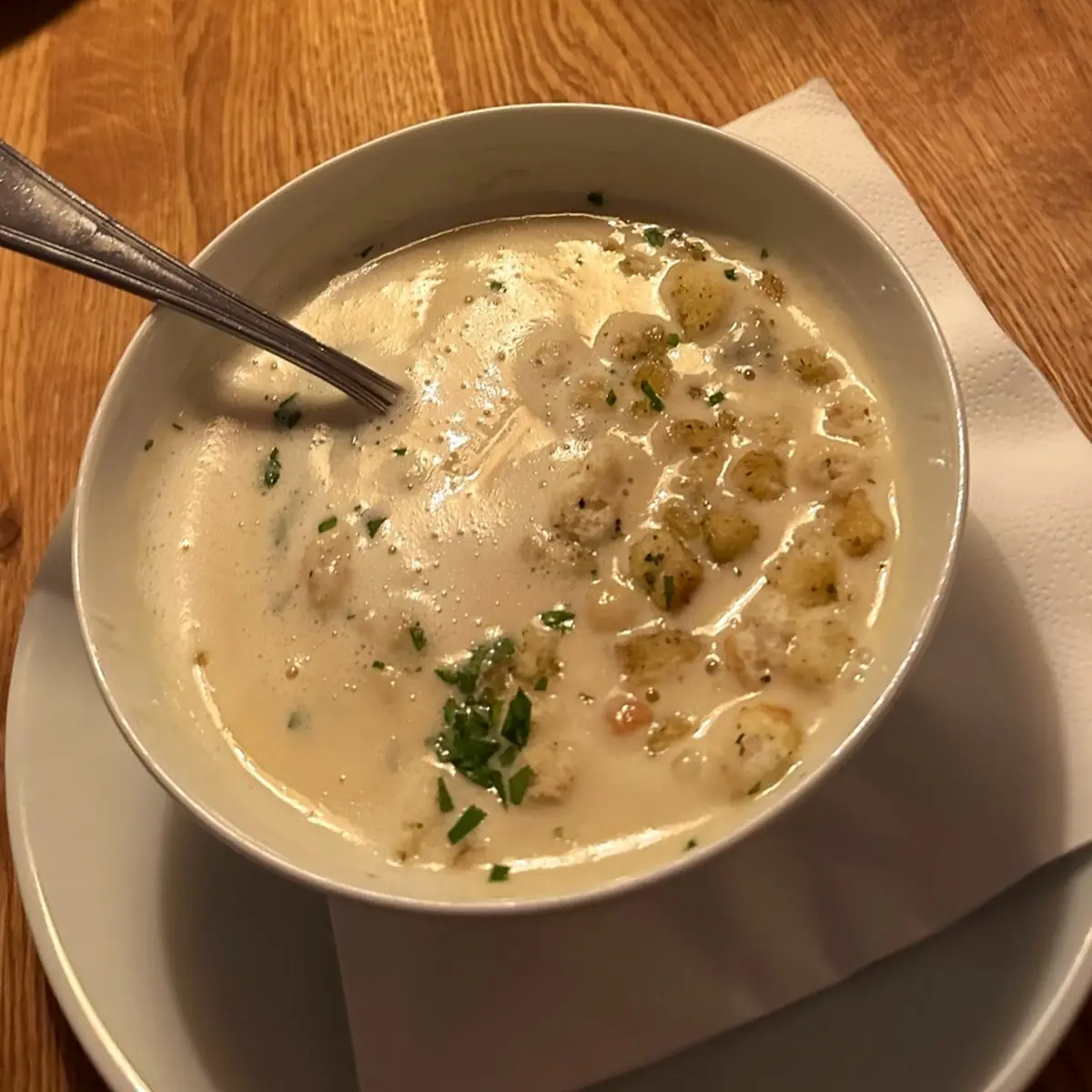 Knoblauchcremesuppe