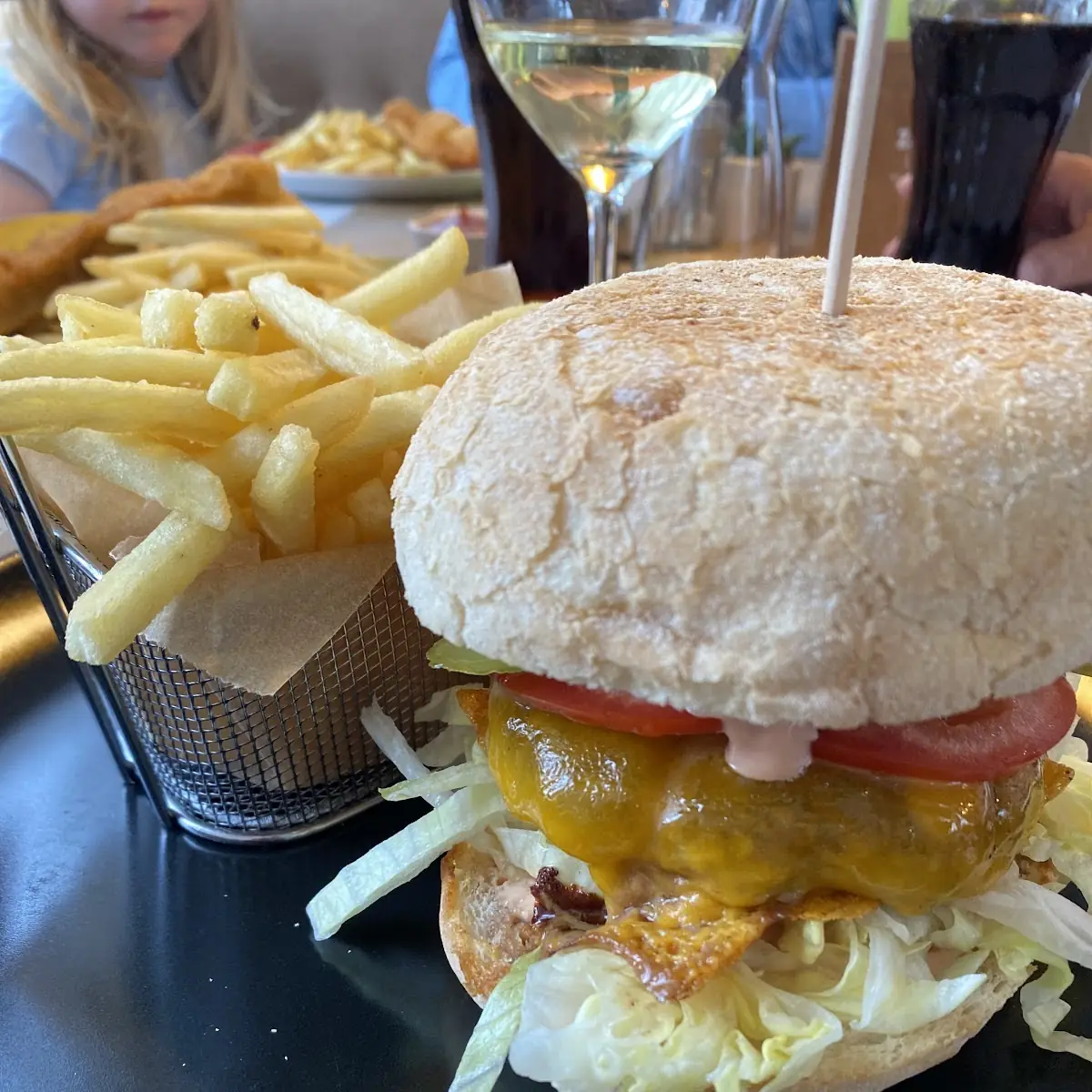Cheeseburger Im Menü