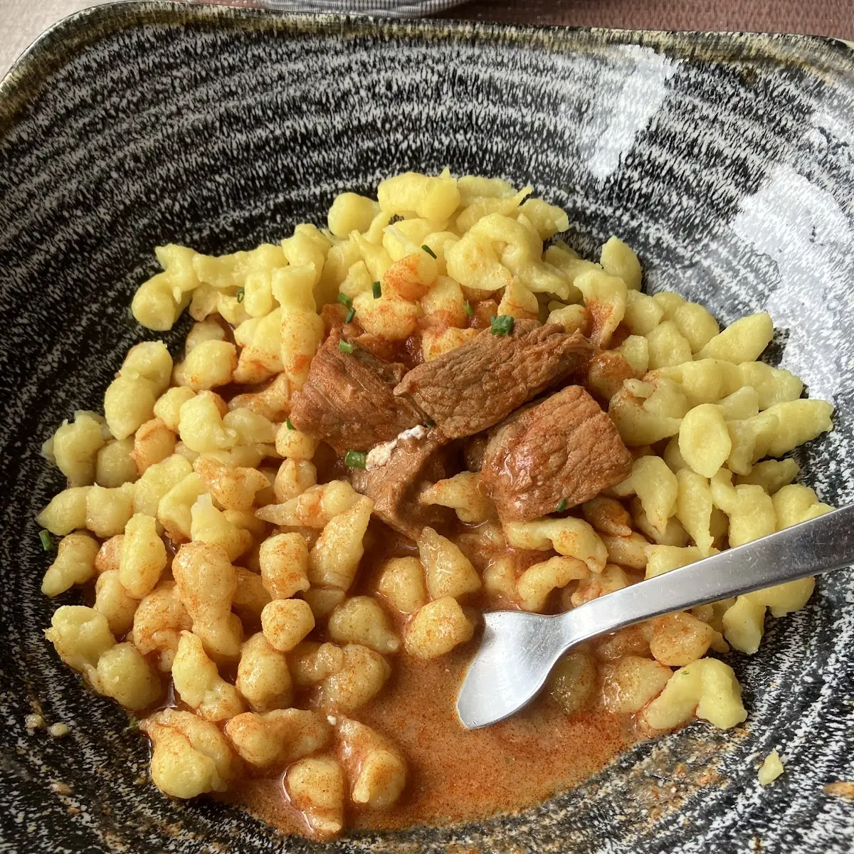 Kalbsbraten Mit Spätzle