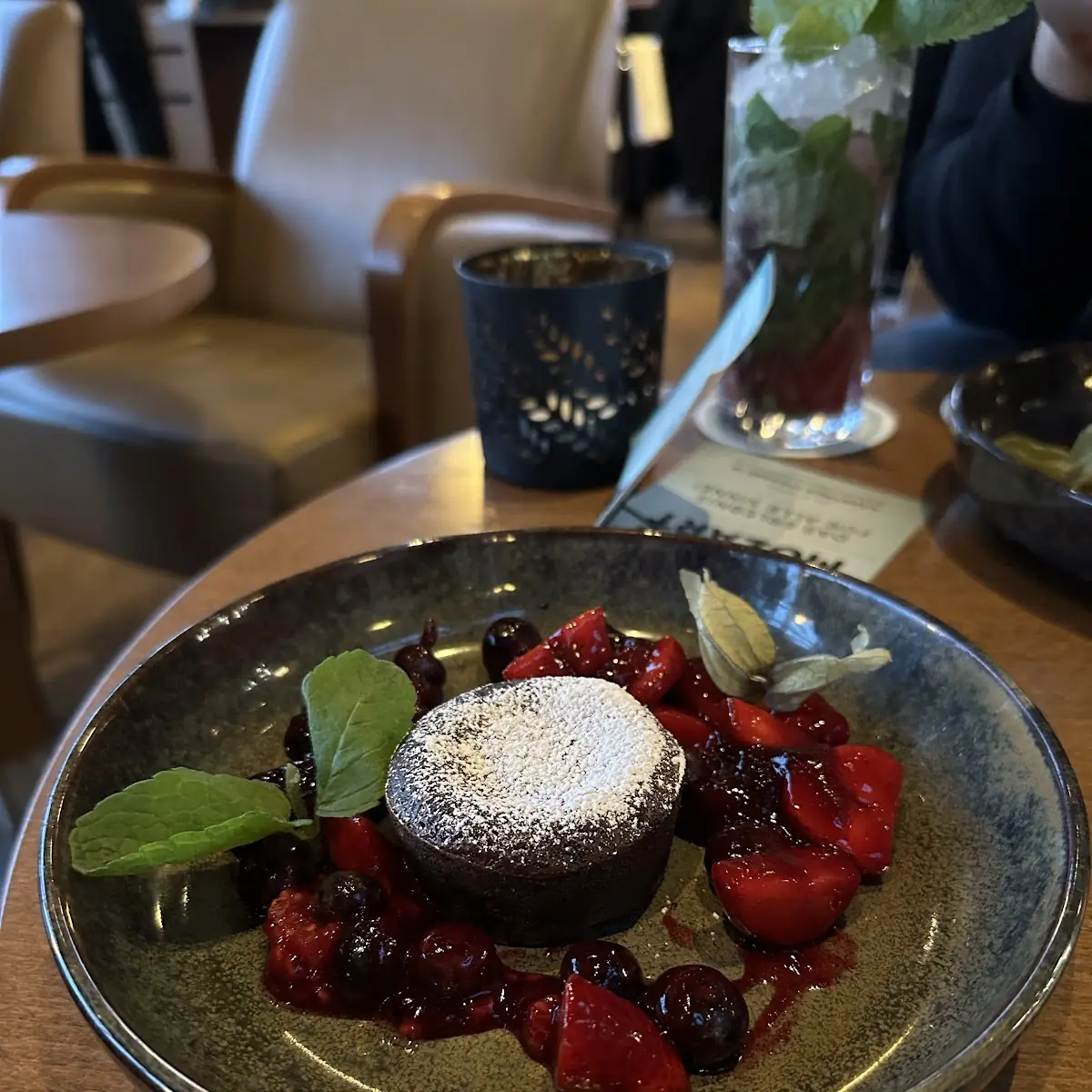 Flüssiger Schokokuchen