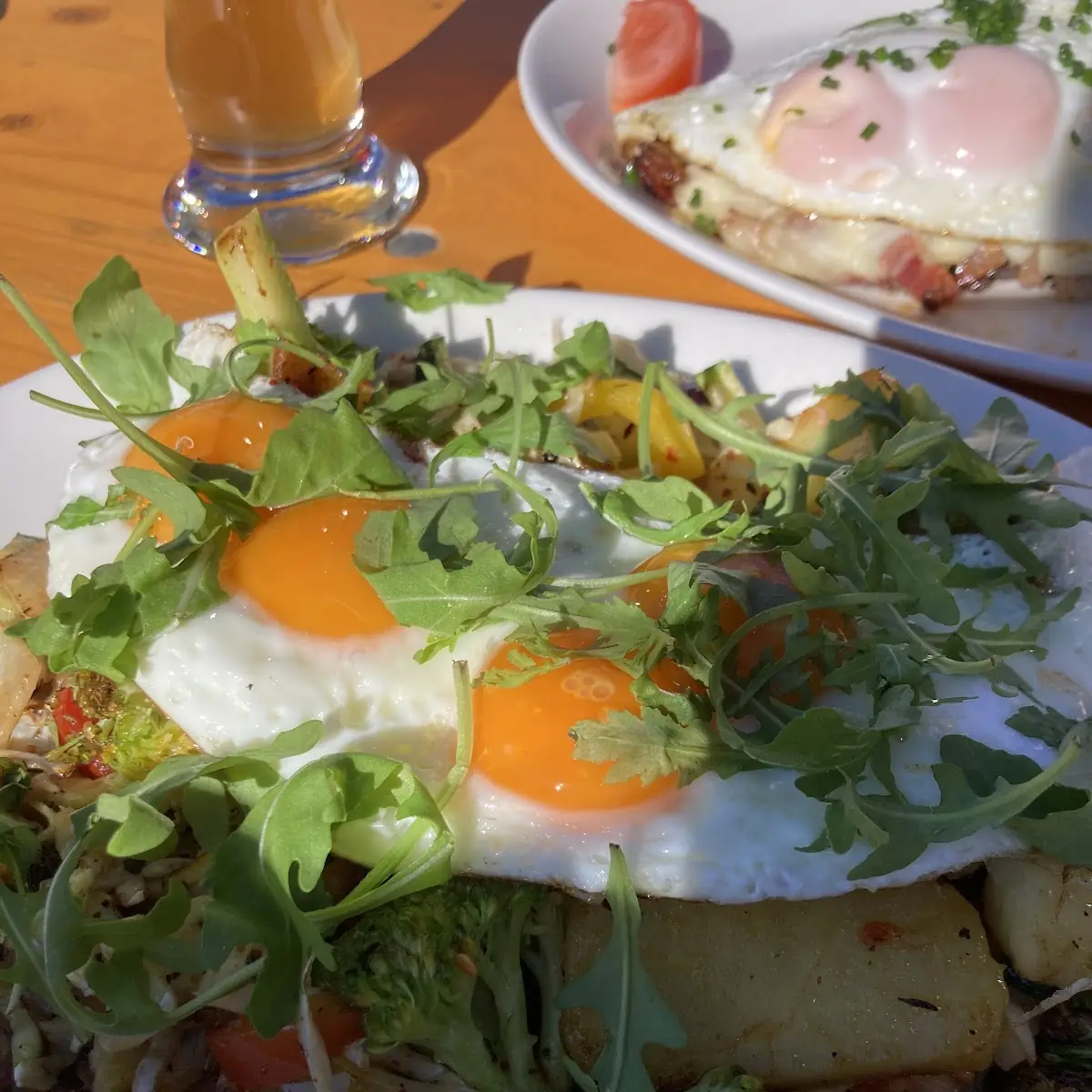 Gemüsegröstl Mit Spiegelei