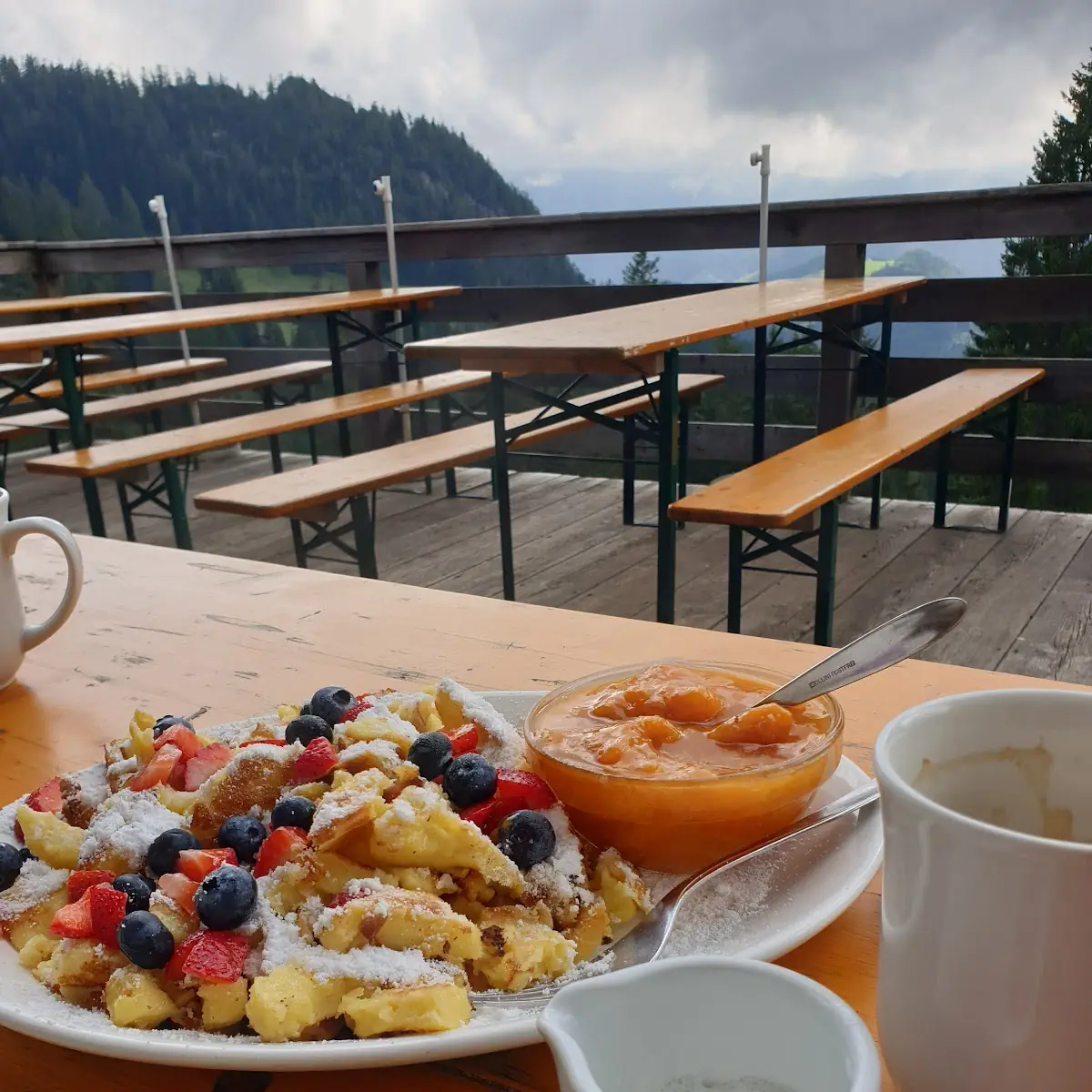 Kaiserschmarrn Mit Marillen