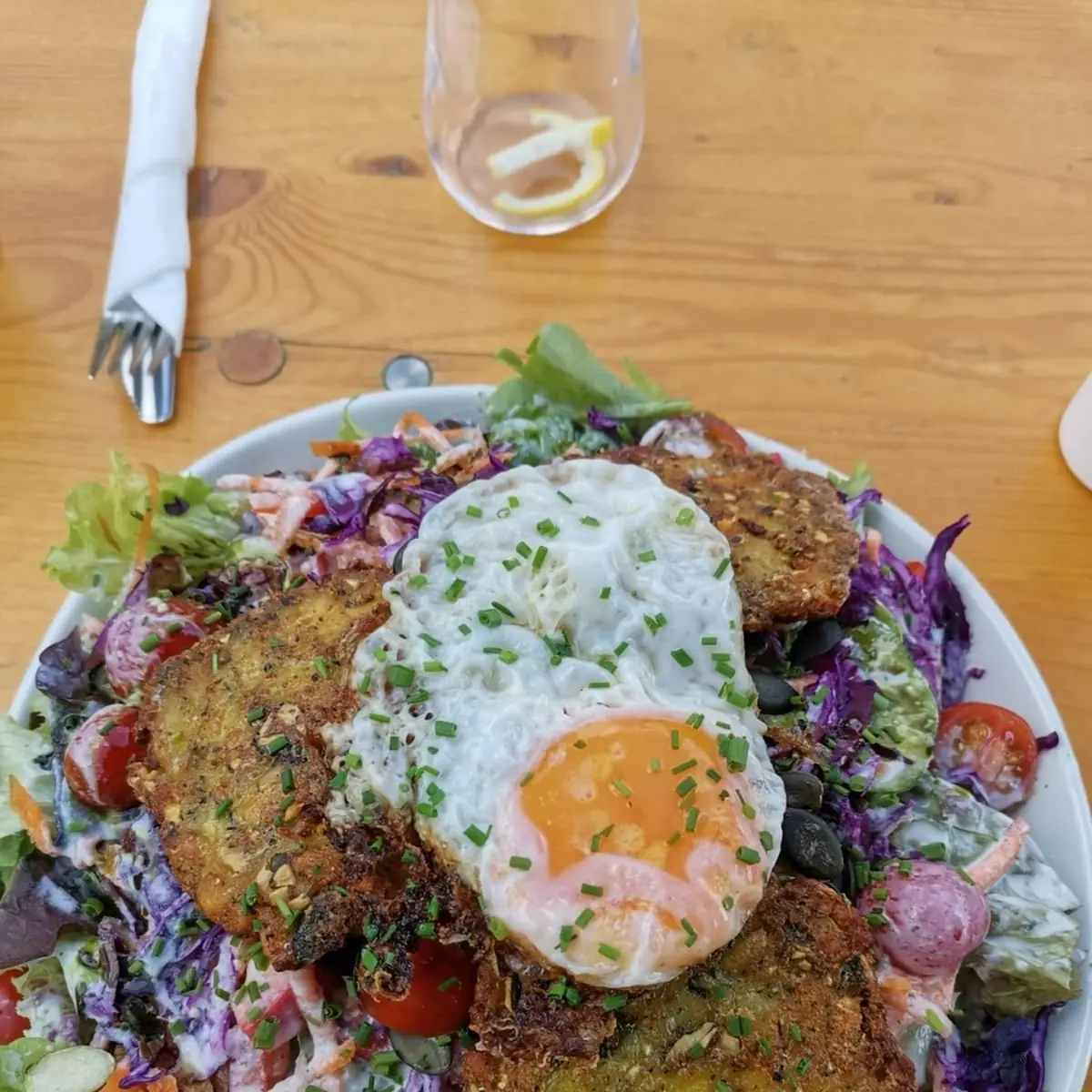 Steirischer Salat Mit Kartoffelröstis