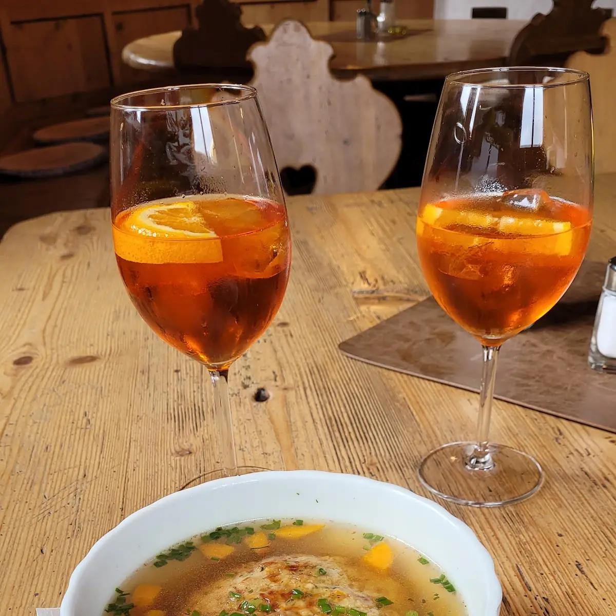 Kaspressknödelsuppe