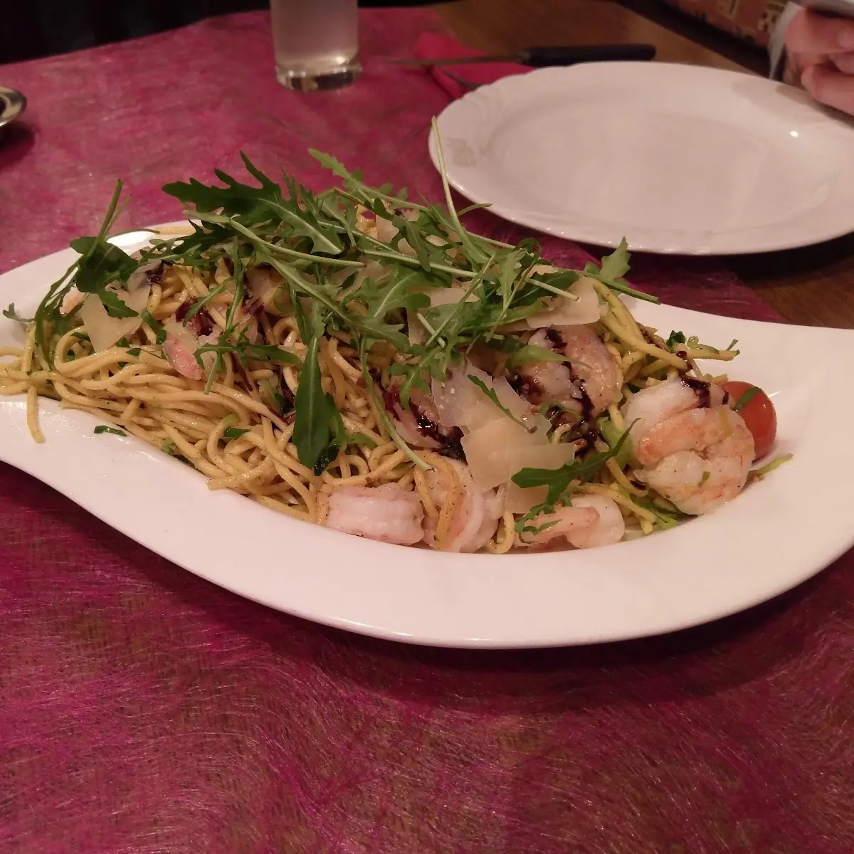 Trüffel Nudeln Mit Shrimps