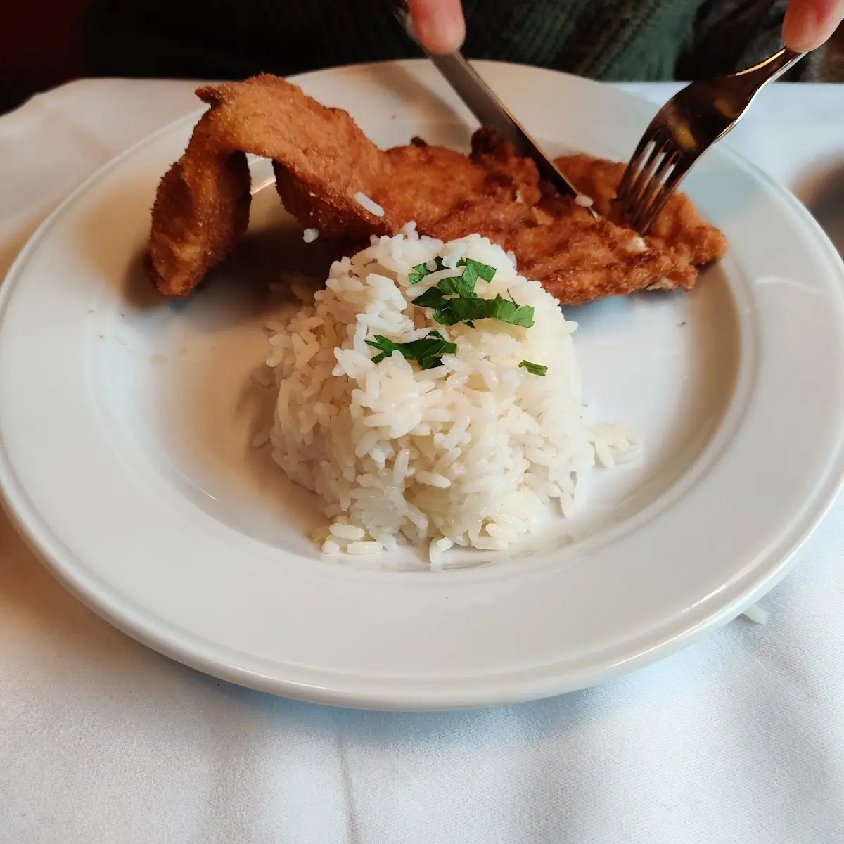 Wiener Schnitzel Met Rijst