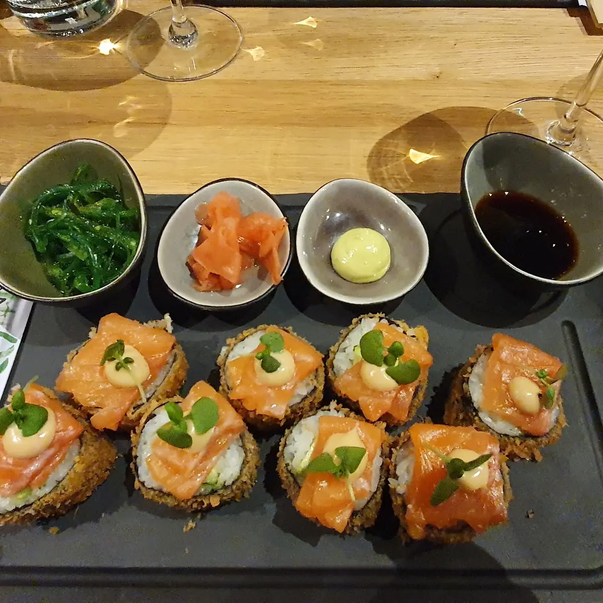 Crispy Rolls Mit Lachs