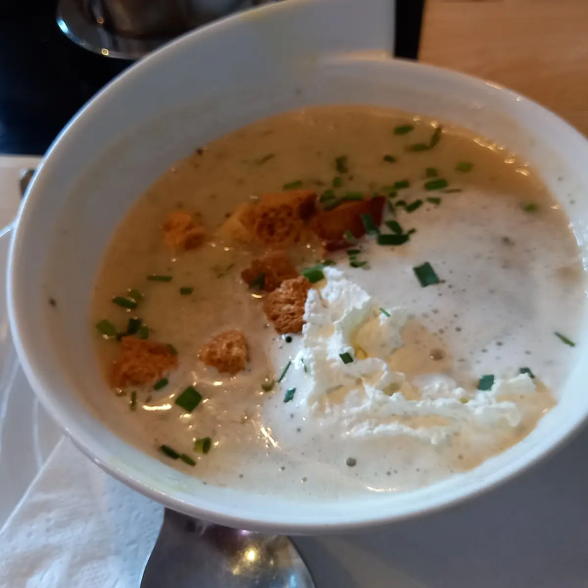 Erdäpfelsuppe Mit Speck