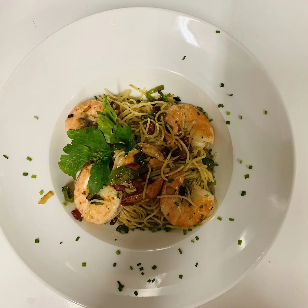 Garnelen Aglio E Olio