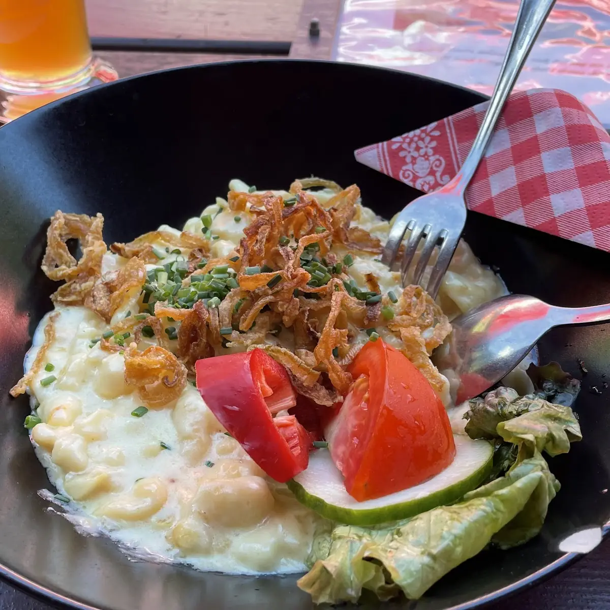 Würzige Käsespätzle