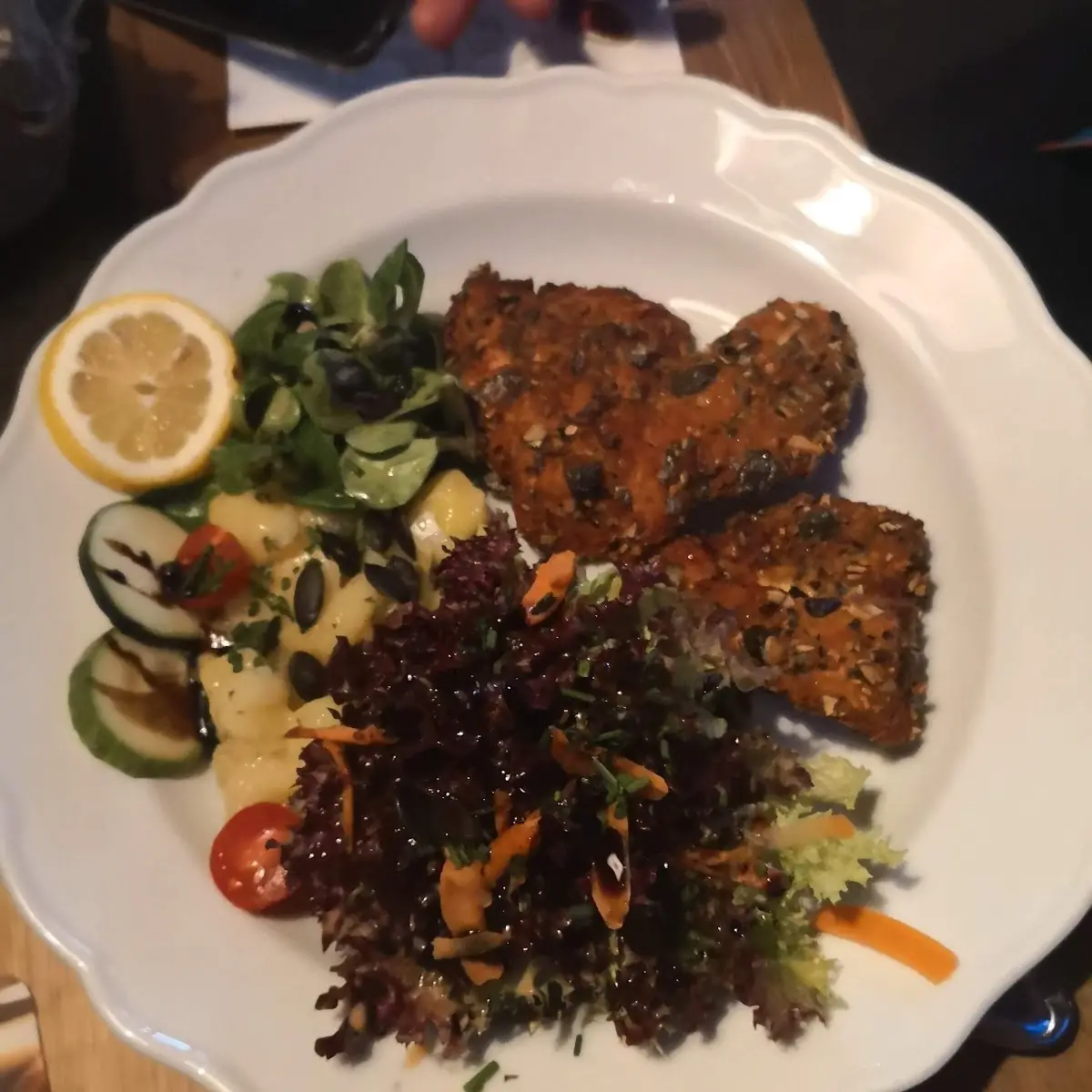 Backhendel Salat