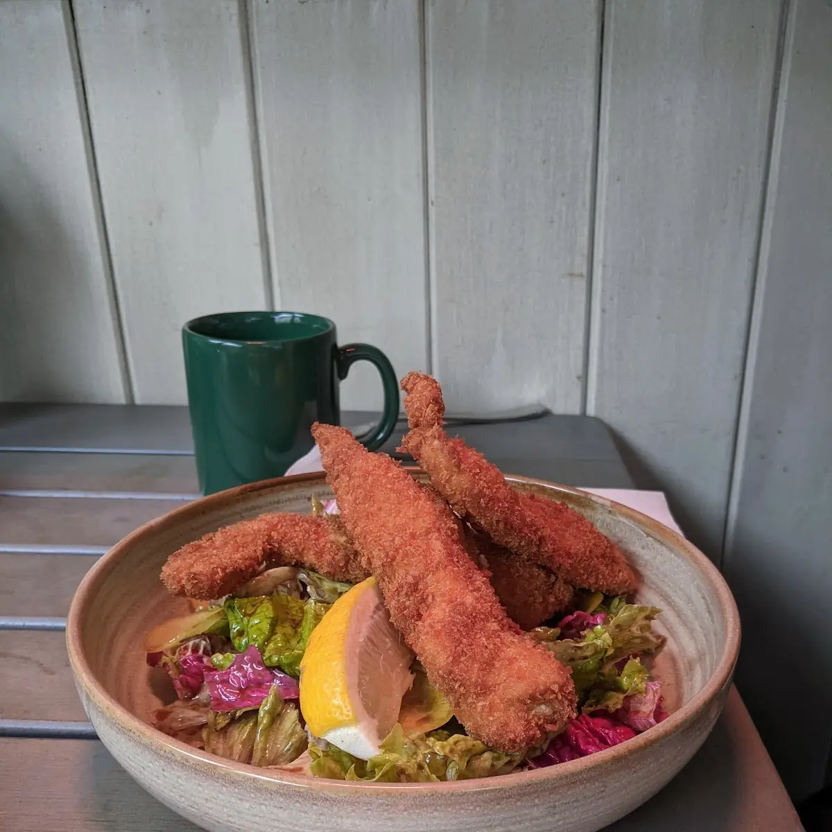 Backhendl Salat