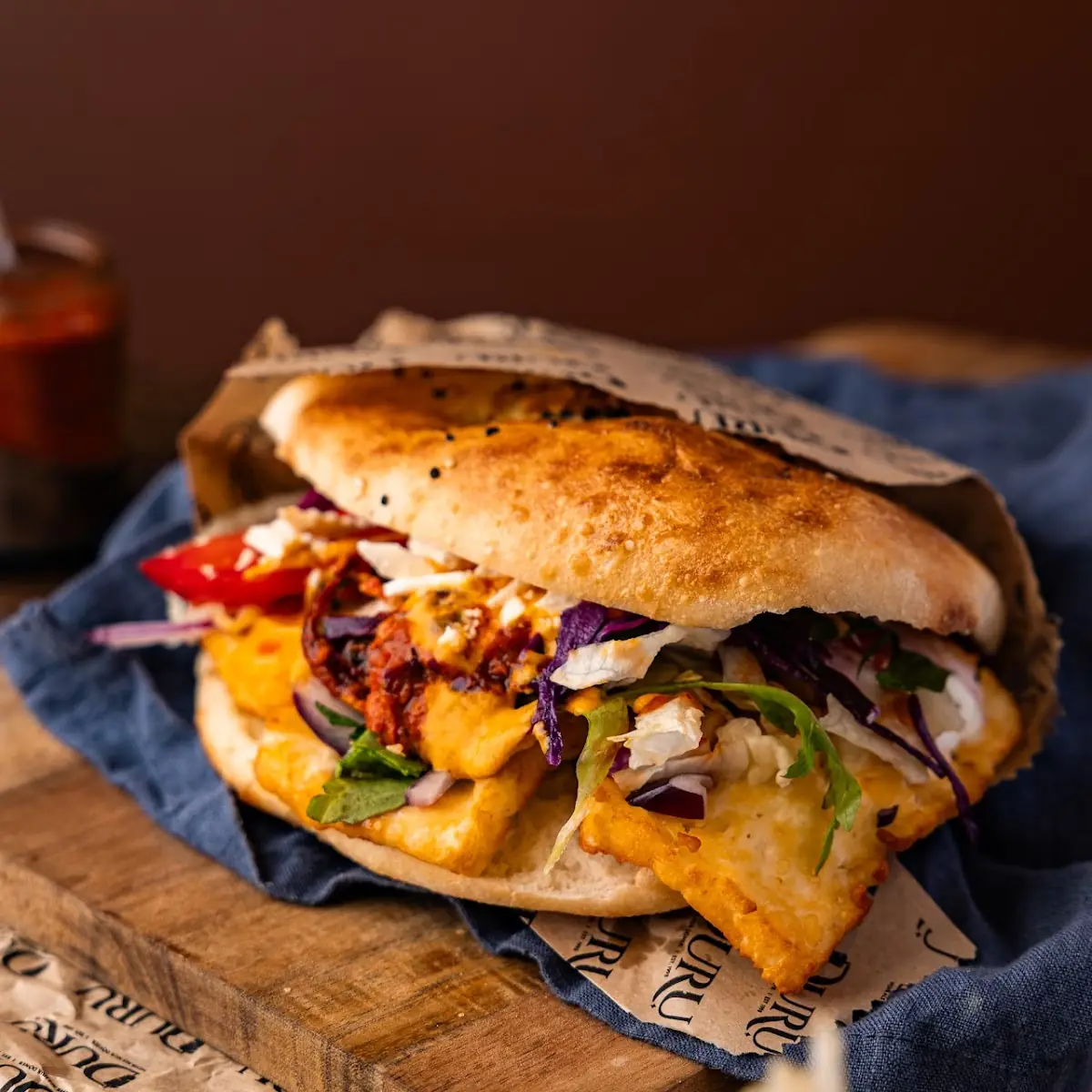 Hühner Döner Sandwich