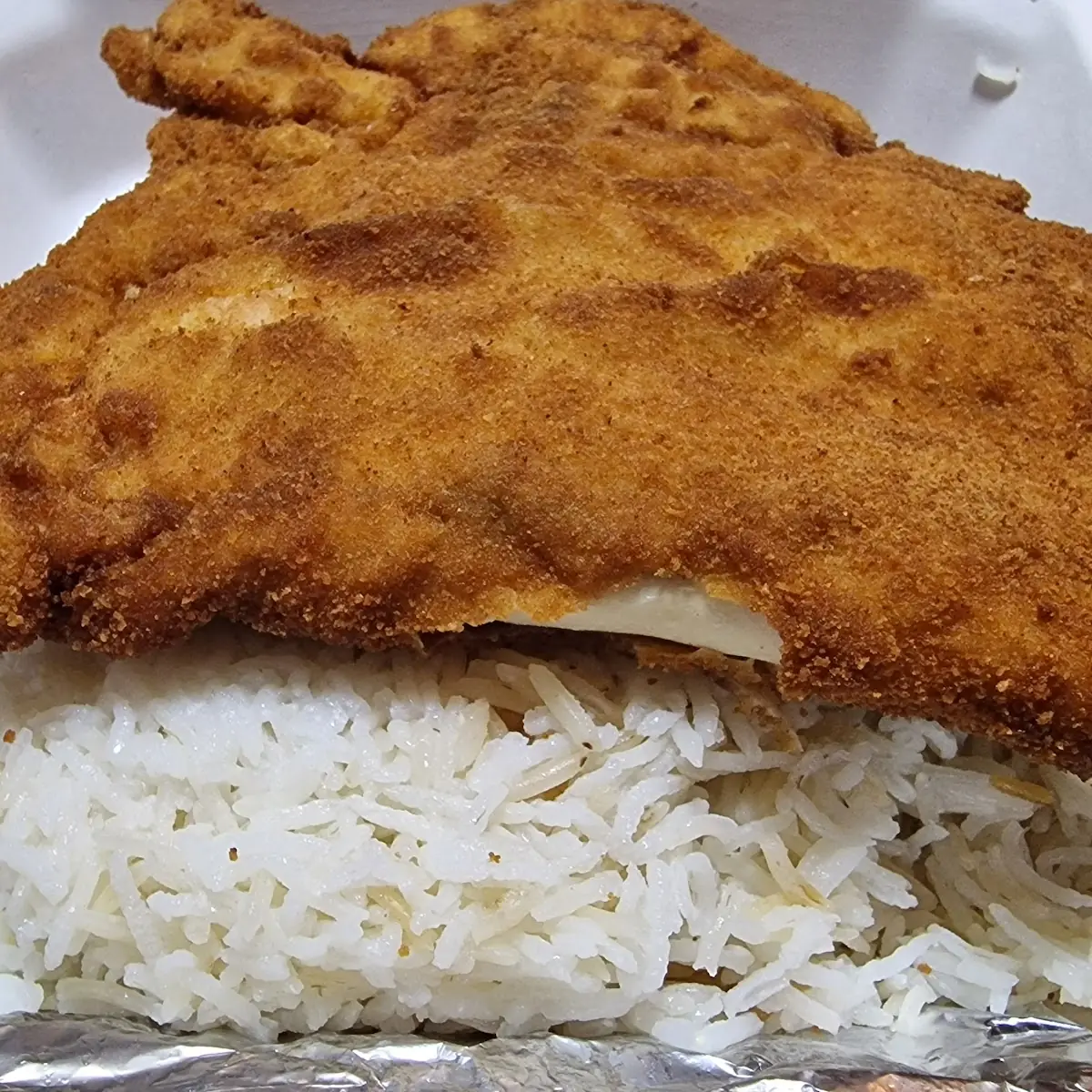 Schnitzel Mit Reis
