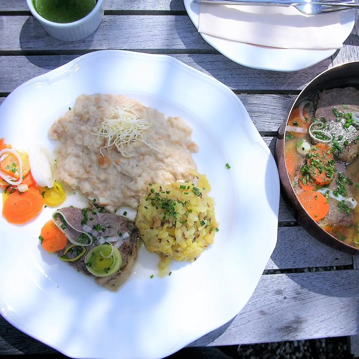 Gekochtes Rindfleisch