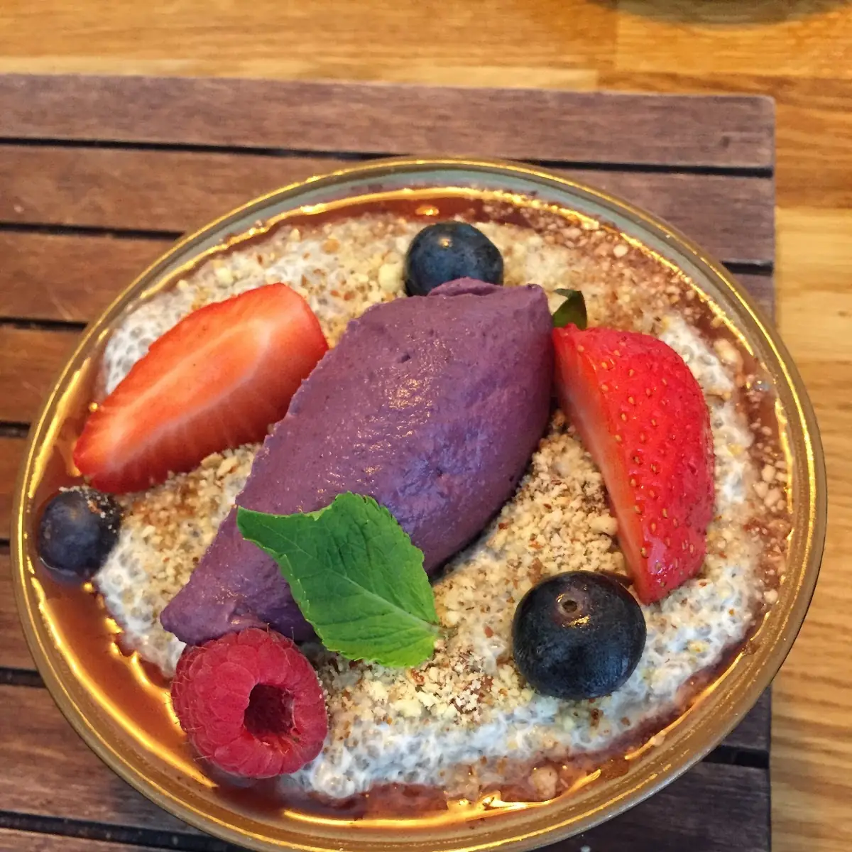 Goldener Porridge
