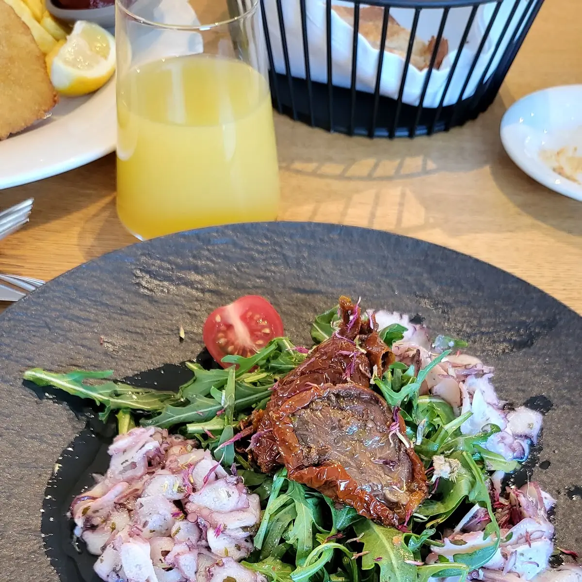 Carpacio Vom Tintenfisch