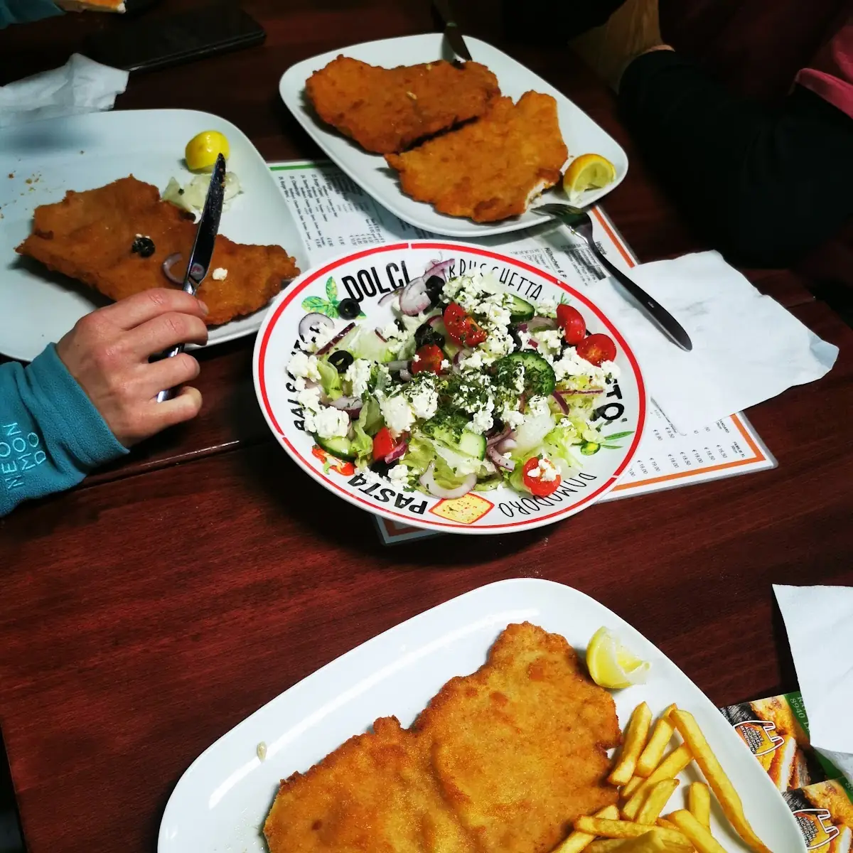 Größe Schnitzel Platte