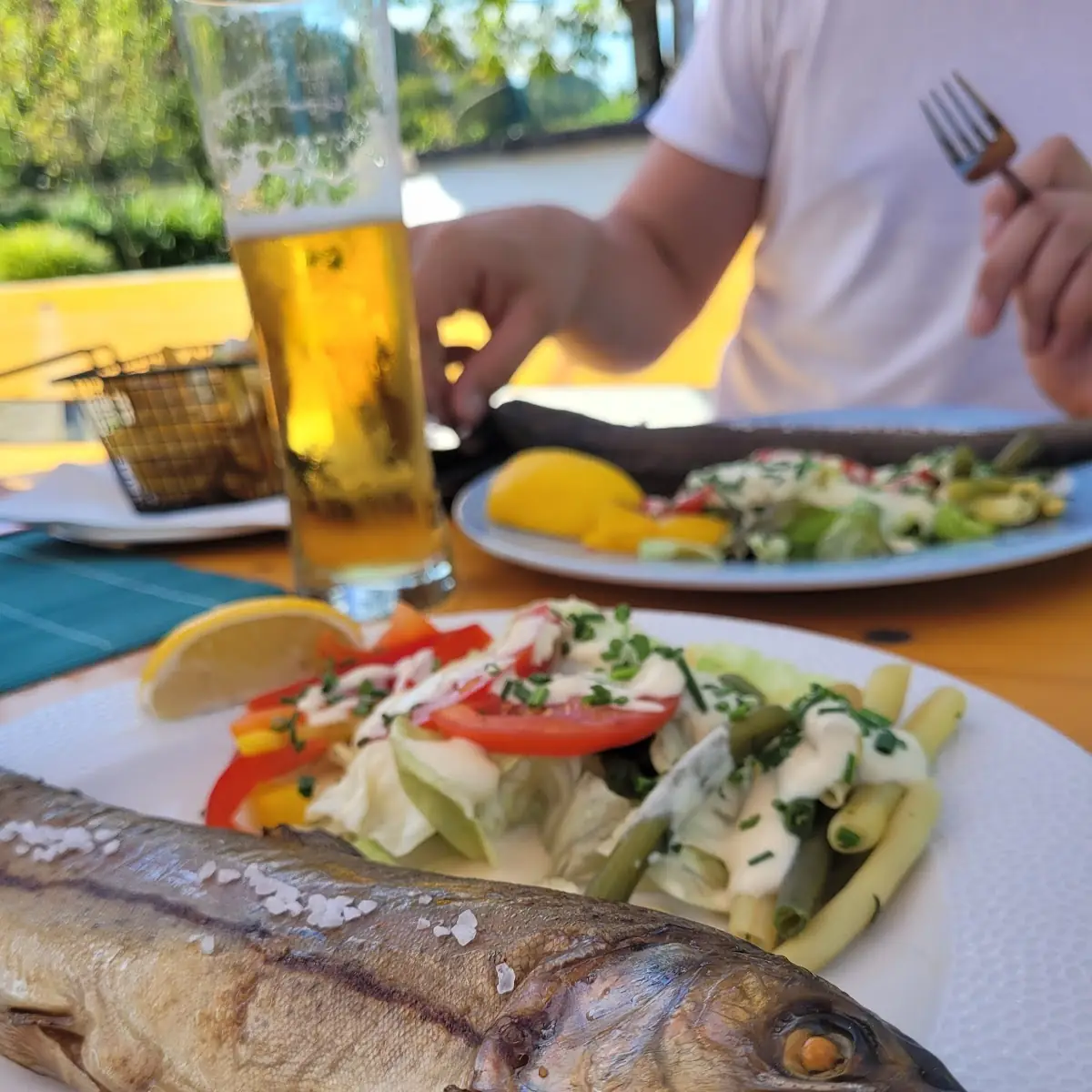 Geräucherte Lauwarme Forelle